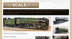 Desktop Screenshot of finescalebrass.co.uk