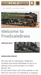 Mobile Screenshot of finescalebrass.co.uk